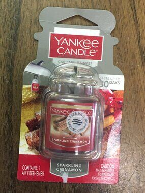 NEW Yankee Candle Car Freshener - Sparkling Cinnamon